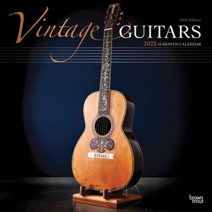 Iconic Guitars calendar for 2025